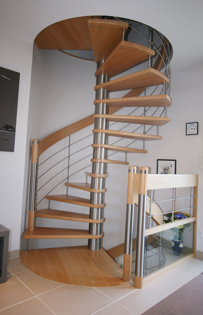 escalier interieur colimacon